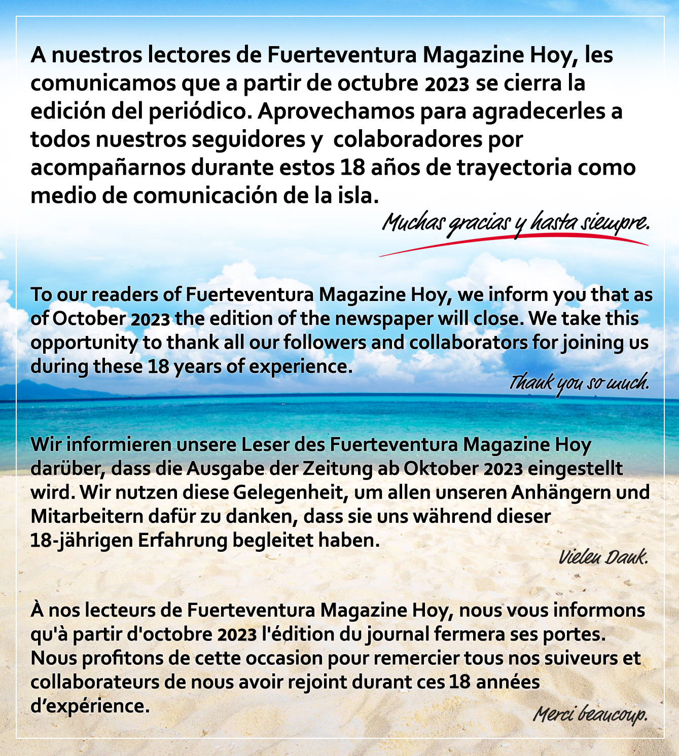 Felicitación al Grupo Ganaderos de Fuerteventura por el premio ‘Alimentos de España al Mejor Queso 2023’